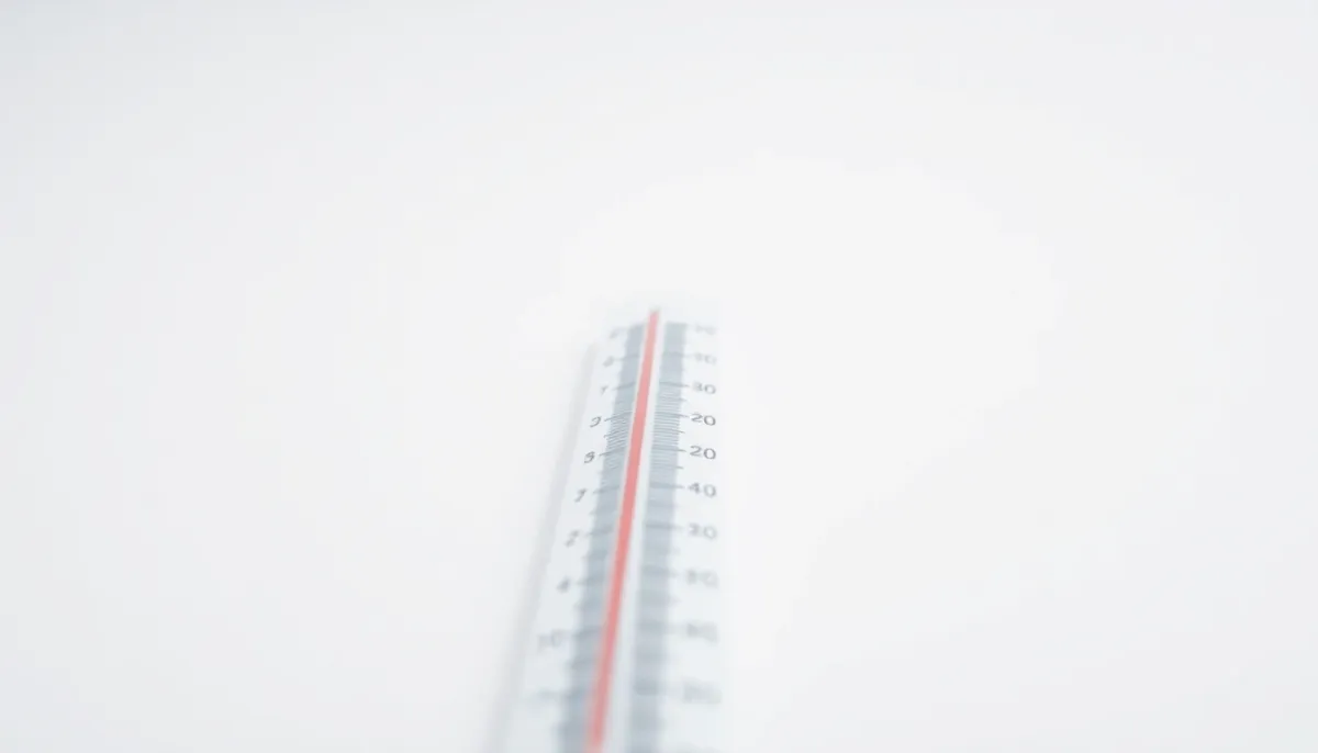 Thermomètre affichant une lecture de température pour illustrer l'importance du contrôle thermique