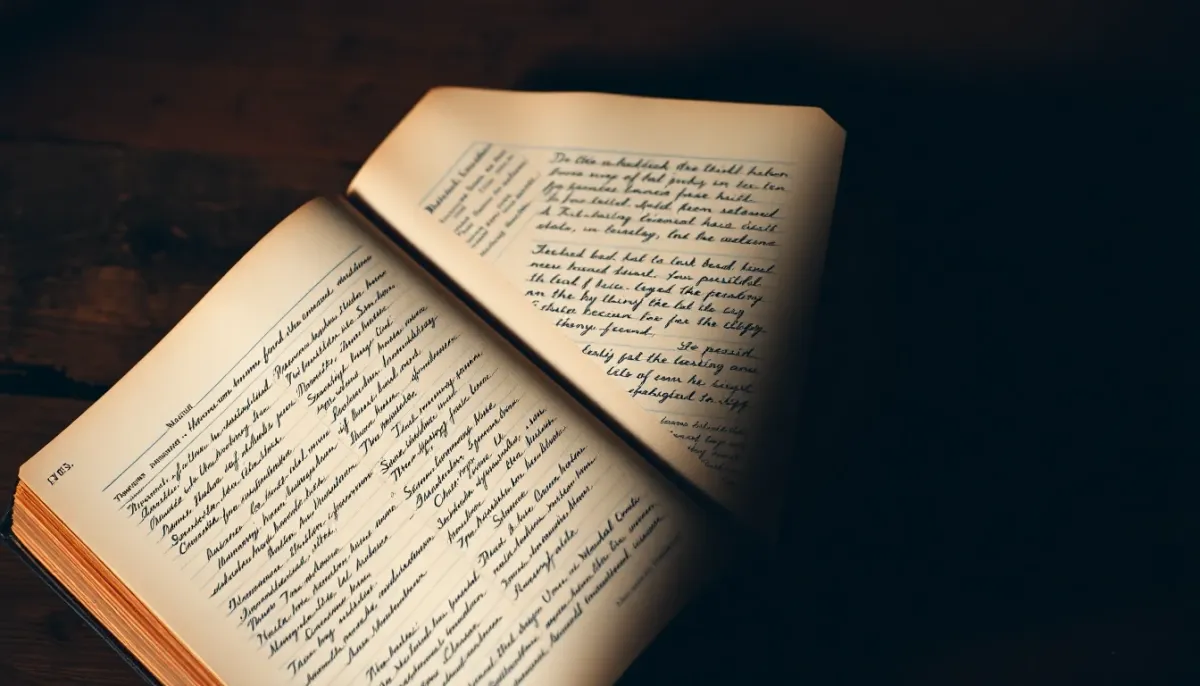 Registre historique ancien avec écritures manuscrites symbolisant les données statistiques et l'évolution du prénom