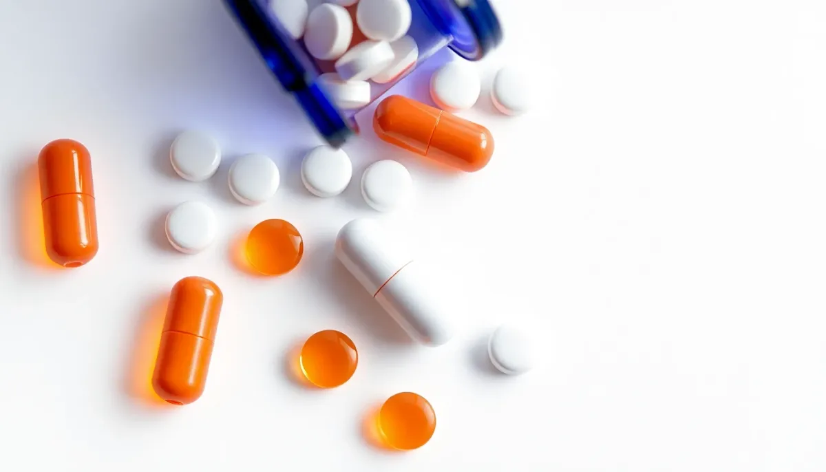 Gélule de médicament et vitamine B6 en gros plan, illustrant la composition du Cariban